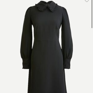 J. Crew Black Collar A Line Dress
